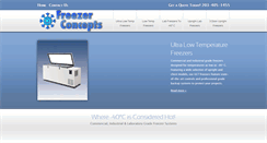Desktop Screenshot of freezer-concepts.com