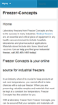 Mobile Screenshot of freezer-concepts.com